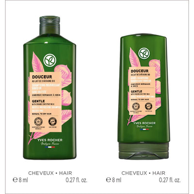 Besleyici Organic Hair Care Shampoo and Conditioner - Gentle, Nourishing, and Manageable Hair with Chestnut Milk