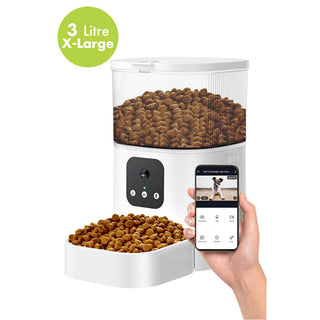 Kiwi Pets Smart Pet Feeder: 3L Automatic Food Dispenser with App Control & Voice Recording - Programmable Cat & Dog Feeder Kiwi Pets Smart Pet Feeder: Automatic Dispenser with App Control smart pet feeder, automatic pet feeder, programmable cat feeder, programmable dog feeder, pet food dispenser, automatic pet food dispenser, timed pet feeder, app controlled pet feeder, pet feeder with voice recording, pet feeder, cat feeder, dog feeder, automatic cat feeder, automatic dog feeder, smart cat feeder, smart do