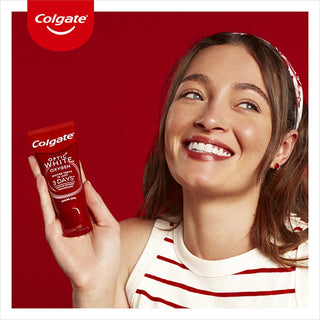colgate optic white toothpaste 50ml, oxidation technology toothpaste, toothpaste with active oxygen, white toothpaste for deep stains Colgate Optic White Toothpaste - Oxygen Technology | 50ml Colgate Optic White Toothpaste - 50ml colgate, optic-white, toothpaste, whitening, oral-care, active-oxygen, non-abrasive, deep-stain-removal, dental-hygiene, ai-generated