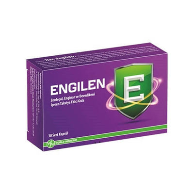 Engilen Milk Thistle Dietary Supplement - 30 Capsules for Liver Support & Digestive Health