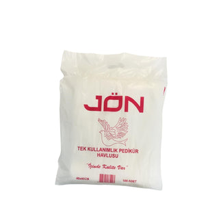 Jön Disposable Pedicure Towels 40x40cm 100 Pieces - Hygienic Salon Supplies for Professionals Jön Disposable Pedicure Towels 40x40cm 100Pcs - Salon Hygiene disposable pedicure towels, single-use pedicure towels, pedicure supplies, beauty salon hygiene products, nail care disposable towels, salon supplies, hygiene products, beauty products, disposable towels, foot care, nail care, beauty salon essentials