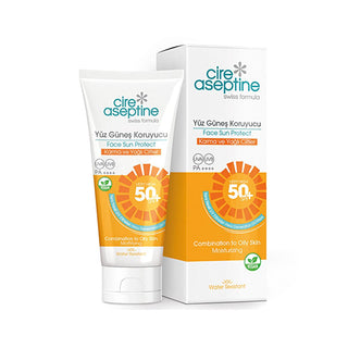 Cire Aseptine: 50+ SPF Facial Sunscreen for Oily & Acne-Prone Skin | Vegan, Broad Spectrum Sun Protection for Sensitive Skin Cire Aseptine 50+ SPF Sunscreen for Oily/Acne Skin | Vegan facial sunscreen, sunscreen for oily skin, sunscreen for acne prone skin, 50+ SPF sunscreen, vegan sunscreen, non-comedogenic sunscreen, broad spectrum sunscreen, PA++++ sunscreen, sun protection for face, oil free sunscreen, sunscreen, oily skin, acne prone skin, sensitive skin, sun protection, UVA protection, UVB protection,