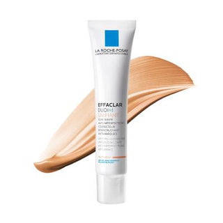 la roche posay effaclar duo+ unifiant medium 40ml front view, la roche posay effaclar duo+ unifiant medium application on skin La Roche Posay Effaclar Duo+ Unifiant Medium - 40ml La Roche Posay Effaclar Duo+ - Medium | 40ml la-roche-posay, skincare, acne-treatment, oily-skin, skin-tone-evening, face-cream, paraben-free, lightweight, hypoallergenic, ai-generated