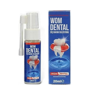 Wom Dental - Natural Oral Care Solution with Clove Oil & St. John's Wort - 20ml Oral Hygiene Liquid Wom Dental Oral Care Solution - Natural & Effective Oral care solution, Natural dental hygiene, Clove oil oral care, St. John's Wort dental solution, Herbal oral care products, Oral hygiene liquid, Natural oral care, Dental care products, Herbal dental care, Clove oil benefits, St. John's Wort benefits, Oral health products