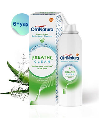 otrinatura breathe clean nasal spray in 100ml bottle, natural nasal spray with aloe vera, product benefits of otri natura breathe clean OtriNatura Breathe Clean Nasal Spray - Natural Solution | 100ml OtriNatura Breathe Clean - Natural Nasal Spray | 100ml otrinatura, nasal-spray, natural-remedies, aloe-vera, breathe-clean, nose-care, hydrating-spray, children-health, ai-generated, wellness-products