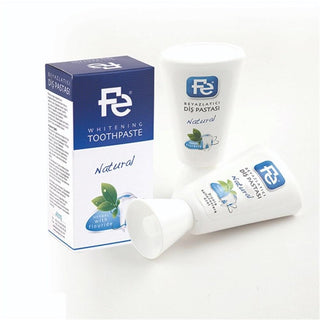 fe toothpaste natural 90g front view, fe toothpaste natural 90g back view, fe toothpaste natural 90g information Fe Natural Toothpaste - Sensitive Formula | 3.1 oz Fe Natural Toothpaste - Sensitive Formula | 3.1 oz fe, natural-toothpaste, sensitive-teeth, adult-care, oral-hygiene, teeth-whitening, tartar-control, breath-freshener, fluoride-toothpaste, ai-generated