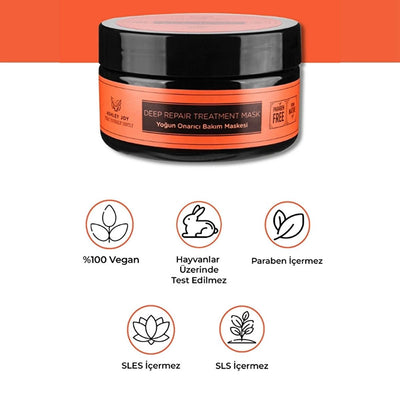 Ashley Joy Repairing Hair Mask: Intensive Treatment for Damaged Hair, Deep Conditioning, Biotin & Keratin, Restores Stre