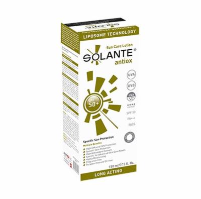 Solante Antiox Sun Care Lotion SPF 50+ | Antioxidant & Anti-Aging Sunscreen, UVA/UVB Broad Spectrum Protection, Vitamin 