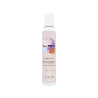 Inebrya Ice Cream Dry-T Whipped Cream Leave-In Hair Foam - Nourishing, 6.76 fl oz Inebrya Leave-In Hair Foam - Nourishing & Styling Leave-in hair care, Hair nourishment product, Whipped cream hair product, Non-rinse hair foam, Hair styling and care, Hair care products, Nourishing hair products, Styling hair products, Leave-in hair foam, Inebrya, Hair care, Beauty products, Cosmetics