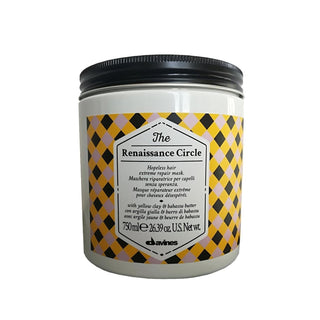 Davines The Renaissance Circle Hair Repair Mask for Damaged Hair - 25.36 fl oz Nourishing Treatment Davines Hair Repair Mask - 25.36 fl oz hair repair mask, damaged hair treatment, Davines The Renaissance Circle, nourishing hair mask, reparative hair care, hair care products, professional hair care, hair nourishment, hair repair, hair treatment, luxury hair care
