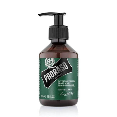 Proraso Beard Shampoo with Eucalyptus, Bergamot, and Rosemary - 200ml, Natural Beard Care for Men