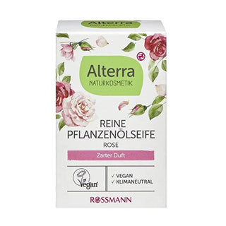 Alterra Natural Rose Soap: 100% Natural, Vegan, Gentle Cleansing for Sensitive Skin with Rose Flower Essence Alterra Natural Rose Soap | Vegan, Gentle, Rose Scent natural soap, rose soap, vegan soap, organic soap, gentle cleansing soap, sensitive skin soap, rose flower essence soap, plant based soap, cruelty free soap, 100% natural soap, soap, natural skincare, rose fragrance, moisturizing soap, vegan skincare, organic skincare, gentle soap, rose oil, chemical-free soap, paraffin-free soap, silicone-free so