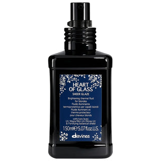 Heart of Glass Blonde Brightening Leave-On Hair Treatment with Thermal Protection - Vegan Hair Glaze for Blondes, Boosts Shine & Hydrates Hair Heart of Glass Blonde Hair Glaze - Vegan Leave-On Treatment blonde hair glaze, leave-on hair treatment, thermal protection hair care, vegan hair products, blonde-brightening hair serum, hair hydration, hair shine, brassiness reduction, vegan hair care, cruelty-free hair products, blonde hair care, hair protection, heat damage prevention