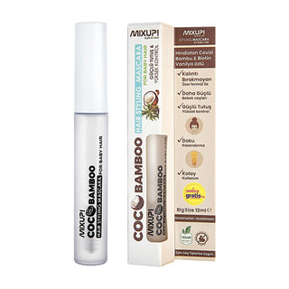 CocoBamboo Mixup! Hair Styling Mascara - Transparent, 12ml - Smooths, Styles, and Holds with Non-Residue Formula CocoBamboo Hair Styling Mascara - Transparent, Non-Residue hair styling mascara, transparent hair mascara, CocoBamboo hair product, non-residue hair styling, hair care, styling products, beauty products, cosmetics, hair styling tools, hair mascara, transparent mascara, non-greasy hair product, easy hair styling, daily hair care, special occasion hair styling