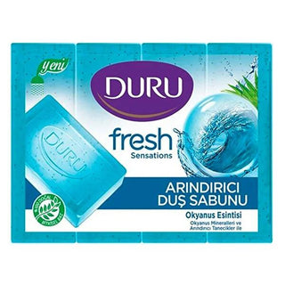 Duru Ocean Breeze Solid Soap - 4 Pack, Natural Ingredients, Refreshing Scent for Daily Hygiene Duru Ocean Breeze Solid Soap - Natural & Refreshing Solid Soap, Ocean Breeze Fragrance, Natural Ingredients, Daily Hygiene Products, Body Cleansing Soap, Gentle Skin Care, Refreshing Scent, Economical Packaging, Family Hygiene, Natural Soap, Bath Essentials, Personal Care, Hygiene Products