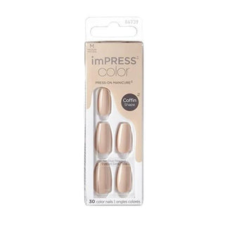 Impress Color Self-Adhesive Press-On Nails Medium - Easy DIY Nail Art Solution Impress Color Press-On Nails - Easy DIY Nail Art press-on nails, self-adhesive nails, nail art, DIY nail care, temporary nail enhancement, nail beauty, beauty products, cosmetics, nail fashion, trendy nails, easy nail application, long-lasting nails, non-damaging nail solutions, special occasion nails, everyday nail care