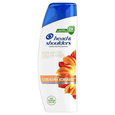 Head & Shoulders Anti-Dandruff Shampoo for Women: Hair Loss Prevention with Caffeine, pH Balanced - 11.16 fl oz