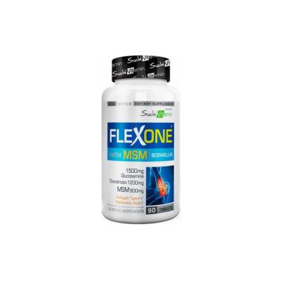 Suda Vitamin Flexone 90 Tablet - Joint Health Supplement with Glucosamine, Chondroitin, MSM, and Hyaluronic Acid