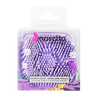 Nascita Silicone Body Cleaning Brush - Gentle Exfoliation, Soft & Easy to Clean Nascita Silicone Body Brush - Gentle Exfoliation Silicone Body Brush, Body Cleansing Tool, Exfoliating Shower Brush, Body Wash Brush, Gentle Exfoliation, Shower Accessories, Skin Care Tools, Body Care, Exfoliation, Silicone Brush, Cleansing Brush, Nascita, Personal Care, Hygiene Tools