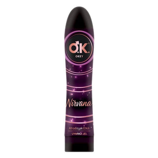 Okey Nirvana Gel bottle, 100ml Okey lubricant for intimacy, Okey Nirvana Water-based gel Okey Nirvana Gel - Aphrodisiac Water-Based Lubricant | 100ml Okey Nirvana Gel - Aphrodisiac Water-Based Lubricant okey, personal-lubricant, aphrodisiac-lubricant, water-based-gel, adults, smooth-lubrication, enhance-intimacy, gel-lubricant, intimacy-products, ai-generated