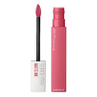 Maybelline Super Stay Matte Ink Liquid Lipstick - Long-Lasting Matte Finish, Resistant to Eating & Drinking, Available in Various Pink Shades Maybelline Super Stay Matte Ink - Long-Lasting Liquid Lipstick long-lasting liquid lipstick, matte lipstick, Super Stay Matte Ink, Maybelline lipstick, pink lipstick shades, cosmetics, makeup, lip care, durable lip color