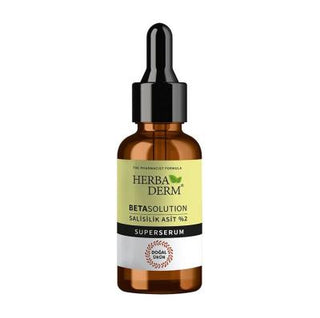 herbaderm beta solution purifying serum 30ml bottle, herbaderm serum application demonstration Herbaderm Beta Solution Purifying Serum - 30ml Herbaderm Beta Solution Purifying Serum - 30ml herbaderm, purifying-serum, salicylic-acid, oily-skin, skincare, vegan, cruelty-free, facial-serum, ai-generated, acne-treatment