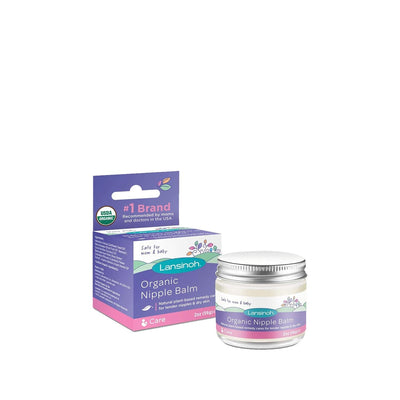 Lansinoh Organic Nipple Balm - Soothe & Protect Sore Nipples Naturally, 2.03 fl oz