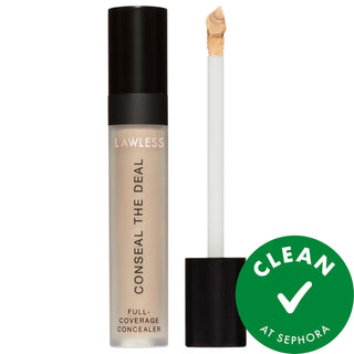 Conseal the Deal Lightweight Concealer: Full Coverage, Long-Wearing, Vegan & Cruelty-Free, Matte Finish, Blemish & Dark Circle Coverage Conseal the Deal Lightweight Full Coverage Vegan Concealer lightweight concealer, full coverage concealer, vegan concealer, cruelty-free concealer, matte concealer, long wearing concealer, concealer for blemishes, concealer for dark circles, self-setting concealer, concealer with antioxidants, concealer, makeup, face makeup, vegan makeup, cruelty-free makeup, matte finish, 