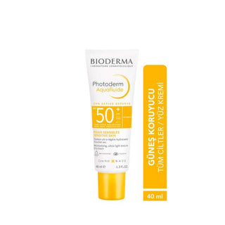 Bioderma SPF50+ Non-Greasy Sunscreen for Sensitive Skin - Water-Based, Fragrance-Free, 1.35 fl oz