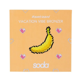 Soda Vacation Vibe Toz Bronzer 101 Sunny Day - Matte Bronzer for Natural Sun-Kissed Glow Soda Bronzer for Natural Glow matte bronzer, natural sun-kissed glow, easy makeup application, non-orange bronzing powder, makeup for natural look, bronzer makeup powder, natural bronzed look, easy application, matte finish, sun-kissed glow, everyday makeup, cosmetic, beauty product, skincare, makeup routine, natural look, sunless tan