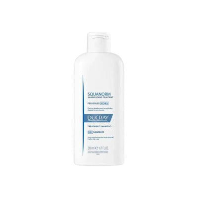 Ducray Squanorm: Dry Dandruff Shampoo - Soothe Itchy Scalp, Moisturize & Treat Dandruff - Glycolic & Piroctone Olamine F