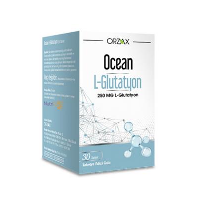 Orzax L-Glutathione Dietary Supplement - 250mg per Capsule, Antioxidant Support, 30 Capsules