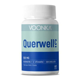 Voonka Querwell-C Dietary Supplement for Immune System Support - Quercetin, Vitamin C, Zinc, Bromelain, Vitamin D - Health and Wellness Product Voonka Querwell-C Immune System Support Supplement Dietary Supplement, Immune System Support, Quercetin Supplement, Vitamin C Supplement, Zinc Supplement, Bromelain Supplement, Vitamin D Supplement, Health and Wellness Products, Immune Health, Nutritional Supplement, Wellness Product