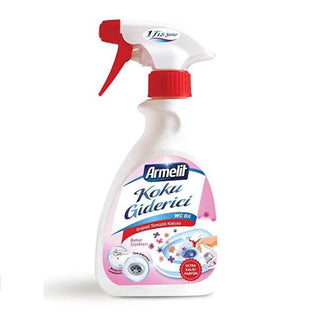 Armelit Floral Scent Odor Eliminator: Long-Lasting Air Freshener & Bathroom Deodorizer, Eliminate Unpleasant Smells & Freshen Air - 8.45 fl oz Armelit Odor Eliminator: Floral Air Freshener - Eliminate Odors! odor eliminator, air freshener, bathroom odor eliminator, drain odor eliminator, floral scent air freshener, long-lasting odor control, odor blocking spray, home fragrance, toilet odor eliminator, odor neutralizer, air deodorizer, home scent, floral fragrance, bathroom freshener, drain cleaner, surface 