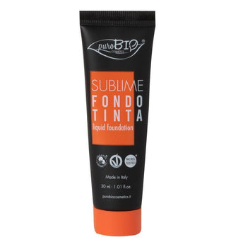PuroBio Vegan Liquid Foundation - Sublime Likit Foundation with Organic Aloe ...