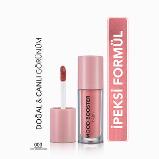 Flormar That's Rosewood Liquid Blush: Natural Glow, Highly Pigmented, Long Lasting - Radiant Rosewood Shade Flormar That's Rosewood Liquid Blush - Natural Glow & Long Lasting liquid blush, natural glow blush, pigmented blush, long lasting blush, rosewood blush, Flormar blush, illuminating blush, blush with green tea, That's Rosewood blush, natural radiant blush, blush, makeup, rose blush, natural blush, glowing blush, pigmented, long-lasting, radiant, green tea, beauty, cosmetics, face makeup, cheek color, 