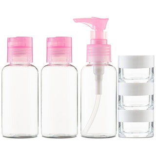 eklipps travel set 6 pieces, personal care travel containers, travel size shampoo and gel bottles, spray bottles for personal care, compact travel set for jet setters Eklips Travel Set - 6 Pieces for Personal Care on the Go | 80 ml, 12 ml, 18 ml Eklips Travel Set - 6 Functional Travel Bottles eklips, travel-set, personal-care, travel-bottles, mini-containers, jet-setters, carry-on-approved, travel-essentials, cosmetic-pumps, ai-generated