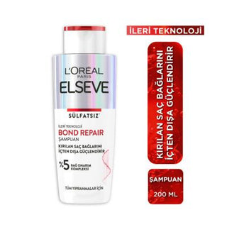 Loreal Elseve Bond Repair Shampoo - Sulfate-Free, Bond Repair Complex, 6.76 fl oz Loreal Elseve Bond Repair Shampoo - Sulfate-Free Repair Loreal Elseve Bond Repair, Sulfate-free shampoo, Hair repair shampoo, Bond repair complex, Damaged hair care, Hair care routine, Sulfate-free hair care, Repairing shampoo, Hair strengthening, Healthy hair products, Hair maintenance, Loreal shampoo, Elseve Bond Repair