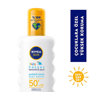 Nivea Baby Sunscreen SPF 50+ - High Protection Kids Sunscreen Spray for Sensitive Skin - Pediatrician Approved & Water Resistant - UVA/UVB Protection Nivea Baby Sunscreen SPF 50+ - Kids Sensitive Skin Protection baby sunscreen, kids sunscreen, sunscreen for sensitive skin, SPF 50+ sunscreen, water resistant sunscreen for kids, pediatrician approved sunscreen, Nivea sunscreen, sun protection for babies, children's sun spray, high protection sunscreen, sunscreen, sun protection, sensitive skin, baby, kids, ch