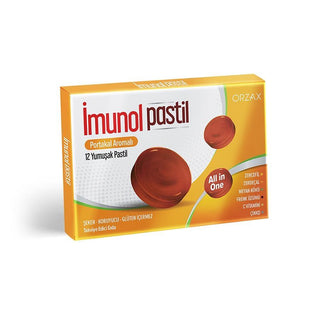 İmunol Orange-Flavored Soft Pastilles for Natural Immune Support - Sugar-Free, Gluten-Free, with Zinc and Vitamin C İmunol Soft Pastilles - Natural Immune Support Immunol Soft Pastilles, Orange-flavored immune support, Natural immune supplements, Sugar-free pastilles, Gluten-free immune support, Zinc and Vitamin C supplements, Herbal immune boosters, Health supplements, Dietary supplements, Immune system support, Natural health products, Orange-flavored supplements