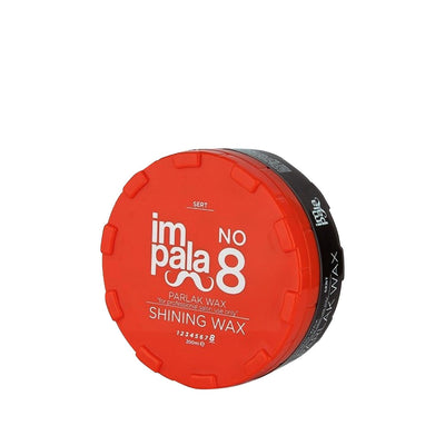 Impala No 8 Extra Strong Shining Aqua Wax 150 ml - Strong Hold Hair Styling for Shiny Finish