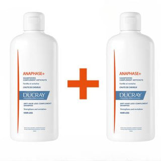 Ducray Anaphase Plus Anti-Hair Loss Shampoo 400ml x 2 - Strengthens Hair, Treats Hair Loss Ducray Anaphase Plus Anti-Hair Loss Shampoo 400ml x 2 Anti-Hair Loss Shampoo, Ducray Anaphase Plus, Hair Loss Treatment, Hair Strengthening Shampoo, Scalp Health, Hair Care, Cosmetics, Dermatologically Tested, 5-alpha-reductase inhibitor, Vasodilator agents, Hydrolyzed wheat proteins