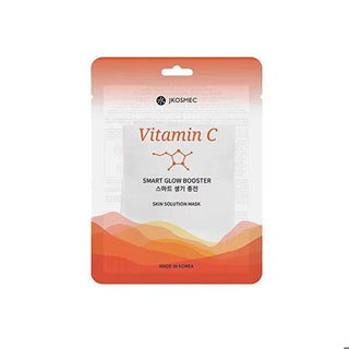Jkosmec Vitamin C Sheet Mask for Brighter Skin - Korean Skincare, 25ml Single-Use Jkosmec Vitamin C Sheet Mask - Brighten Your Skin Vitamin C Sheet Mask, Korean Skincare, Brightening Mask, Single-use Skincare, Sheet Mask for All Skin Types, Skincare, Beauty, Face Masks, Vitamin C, Brightening, Even Tone, Glowing Skin, Korean Beauty, K-Beauty, Skincare Routine, Anti-Aging, Hydrating Mask