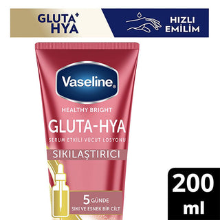Vaseline Gluta-Hya Firming Body Lotion: Hyaluronic Acid & Collagen for Radiant, Firmer Skin - Intense Hydration, Anti-Aging, Non-Greasy Formula Vaseline Gluta-Hya Lotion: Firm, Radiant Skin - Hydration body lotion, glutathione lotion, hyaluronic acid lotion, anti-aging body lotion, skin firming lotion, moisturizing body lotion, dry skin lotion, collagen body lotion, radiant skin lotion, non-greasy body lotion, GlutaGlow Technology, Hyaluronic Acid, Collagen, water-based formula, 5-day firmness, skin hydrati