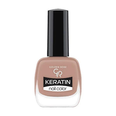Golden Rose Keratin Nail Polish - Long-Lasting Nail Color with Keratin Enrichment
