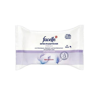 Facelle Gentle Feminine Hygiene Wipes: Lactic Acid & Chamomile - Dermatologically Tested, Biodegradable, Intimate Cleansing Wipes for Sensitive Skin Facelle Feminine Wipes - Gentle, Biodegradable Intimate Care feminine hygiene wipes, intimate wipes, genital cleansing wipes, lactic acid wipes, chamomile feminine wipes, biodegradable wipes, portable hygiene wipes, dermatologically tested wipes, sensitive skin wipes, feminine wipes, intimate cleansing, personal hygiene, women's health, feminine care, gentle wi