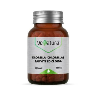 Venatura Klorella Chlorella Supplement - Natural Algae Detox & Dietary Support, 60 Capsules Venatura Klorella - Natural Detox Chlorella Supplement 60 Caps Chlorella supplement, Klorella, Chlorella vulgaris, Dietary supplement, Natural supplements, Detox supplement, Algae supplement, Venatura, health-conscious, natural health, detoxification, nutritional support, antioxidant, vitamins, minerals, dietary fiber, easy to use, daily supplement, health and wellness, natural algae, food supplement, Klorella supple