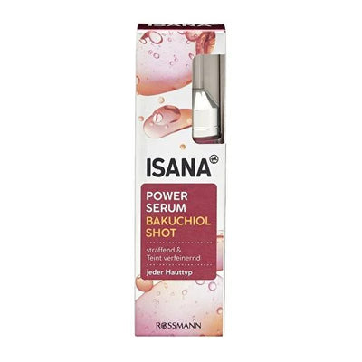 Isana Bakuchiol Serum - Anti-Aging Skincare, Retinol Alternative for Fine Lines & Wrinkles, Dermatologically Tested