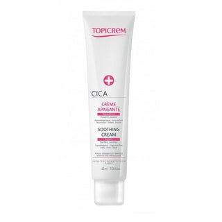 Topicrem CICA Soothing Cream 40ml - Dermatologically Tested, Sensitive Skin Care with Copper, Zinc & Glycerin Topicrem CICA Soothing Cream - Sensitive Skin Care Soothing cream, Topicrem CICA, Sensitive skin care, Dermatologically tested cream, Pediatrician tested cream, Glycerin moisturizing cream, Copper Zinc Manganese cream, Skin repair, Moisturizing cream, Non-greasy, Family care, Daily skin care, Skin soothing, Irritated skin relief, Baby care, Child care, Adult skin care