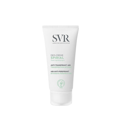 SVR Spırıal Creme Deodorant Cream for Sensitive Skin - 50ml, Natural Sweat Prevention & Antiperspirant
